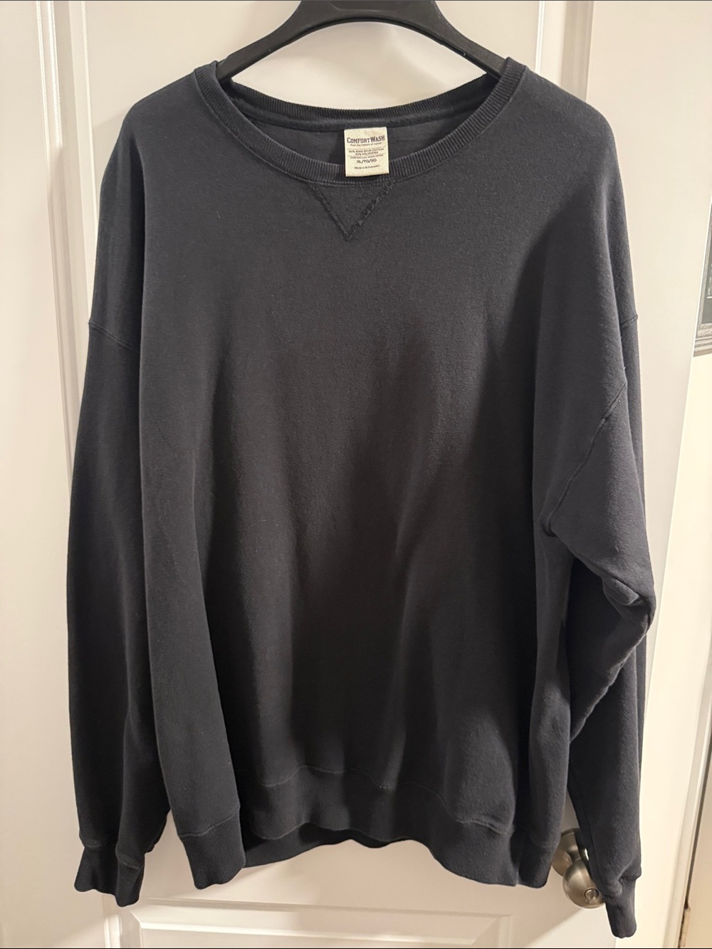 🥳 5 for $25 BUNDLE Comfort Wash Black Crewneck Oversized Sweatshirt